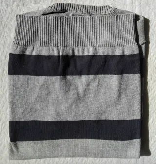 Jersey Springfield Rayas Hombre XL Gris Oscuro