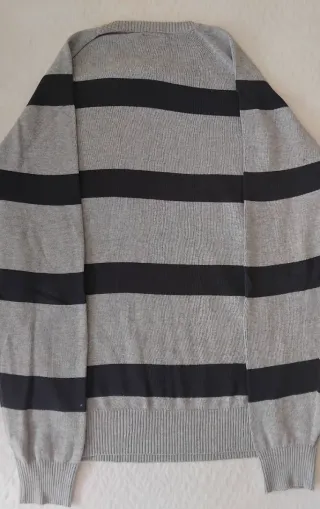Jersey Springfield Rayas Hombre XL Gris Oscuro