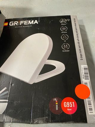 Tapa de inodoro GRIFEMA G951 Resina UF Antibac