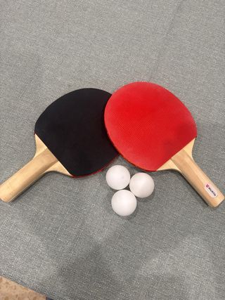 Juego 2 Palas Ping Pong y 3 Pelotas