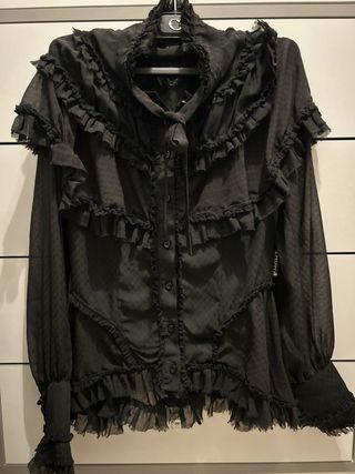 Camisa Holly Preppy Negra Talla XS