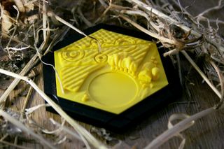 Biomas Catan tablero 3D y Tótems de trueque.