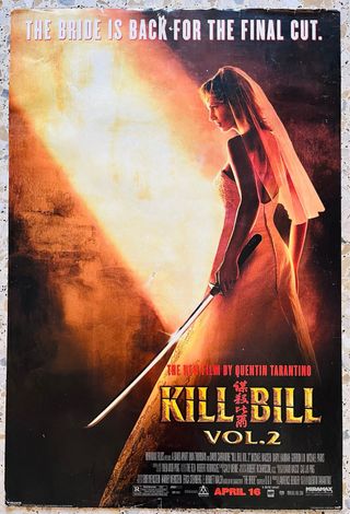 Póster Teaser Kill Bill Vol. 2 The Bride