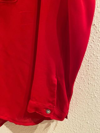 Blusa Zara Roja Mujer