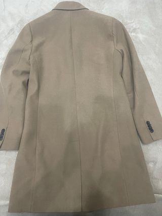 Cappotto doppiopetto uomo beige taglia L.
