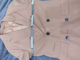 Cappotto doppiopetto uomo beige taglia L.