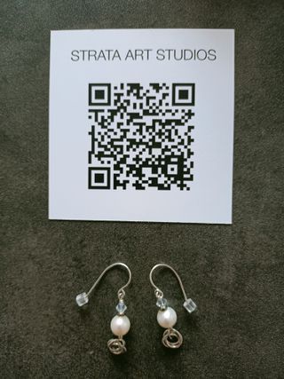 Pendientes Perla y Cristal, pvp 65$ en la web