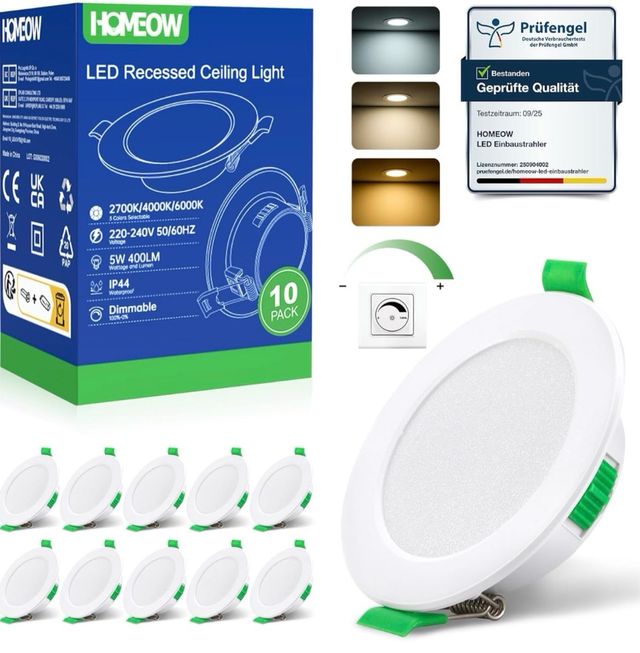 HOMEPW PACK 10 LÂMPADAS LED 5W