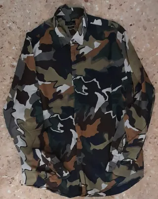 Camisa Zara Camuflaje Hombre