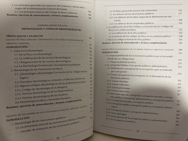 Ética y deontología públicas