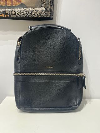 Mochila Henri Bendel Piel Negra