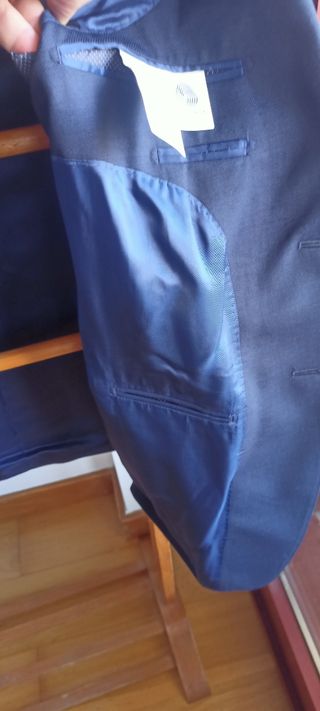 Chaqueta americana azul talla 48