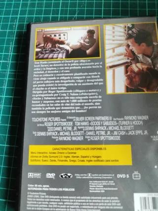 DVD Socios y Sabuesos (Tom Hanks)