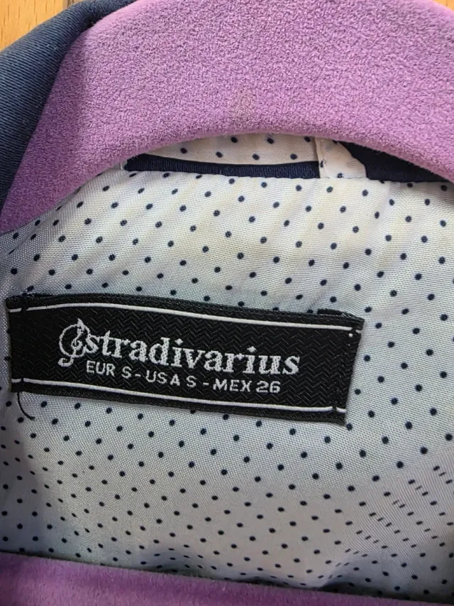 Blazer Stradivarius azul