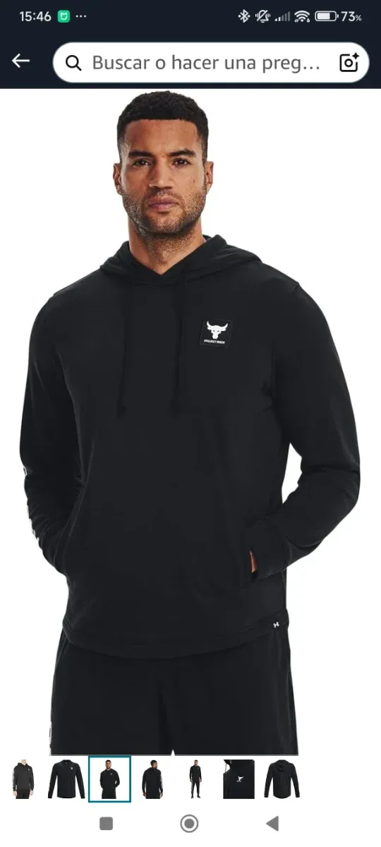Sudadera Under Armour Negra Hombre