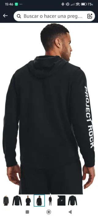 Sudadera Under Armour Negra Hombre