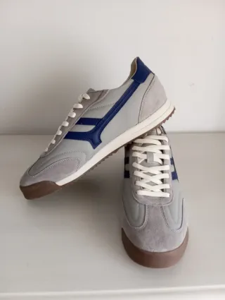 Zapatillas Pull&Bear Hombre Grises y Azules