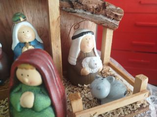 Pesebre Navideño Cerámica