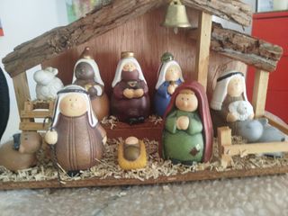 Pesebre Navideño Cerámica