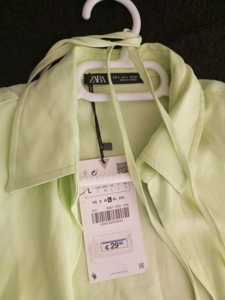 Torera Zara verde lima Talla L