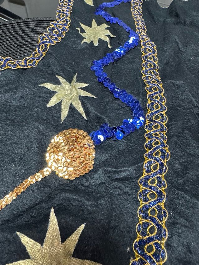 Chaleco de disfraz estrellas y lunas