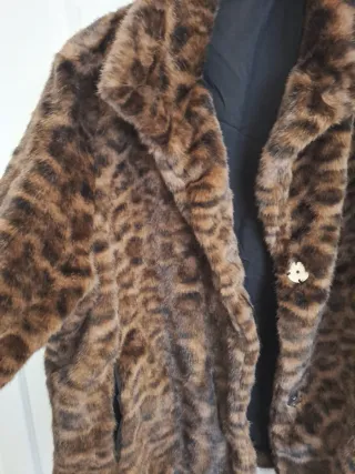 Pelliccia ecologica donna leopardata