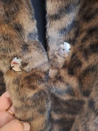Pelliccia ecologica donna leopardata
