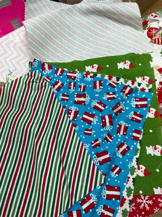 Telas navideñas para manualidades