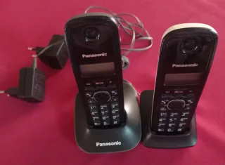 Teléfonos Inalámbricos Panasonic Negros