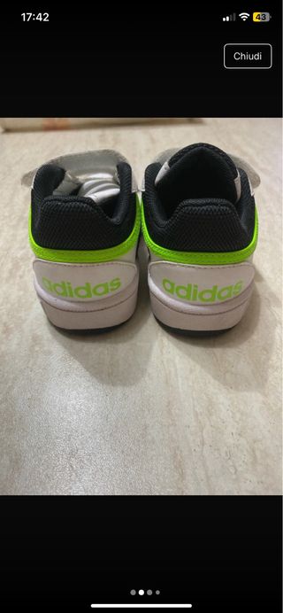 Scarpe Adidas Bambino Bianche numero 24