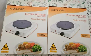 2 Hornillas Eléctricas Krhuner 1500W