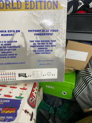 Subbuteo World Edition España-Inglaterra