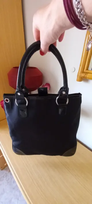 Bolso de mano estampado