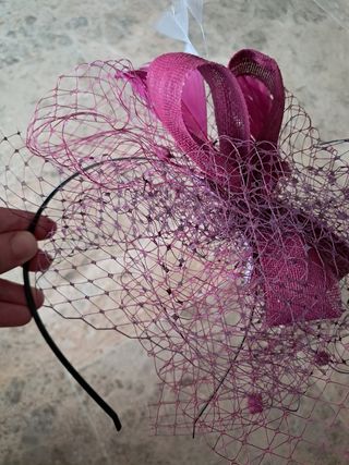 Diadema tocado buganbilla