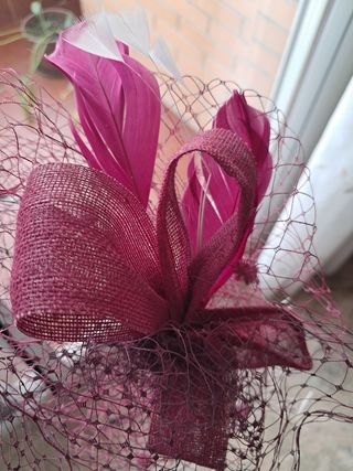 Diadema tocado buganbilla