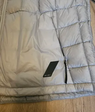 Abrigo plumas ligero gris Zara Athleticz