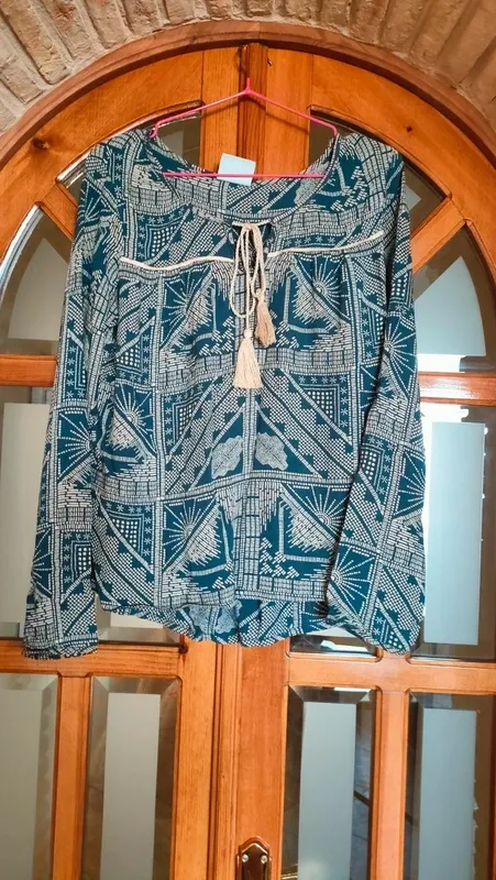 Blusa Vero Moda Estampada Manga Larga