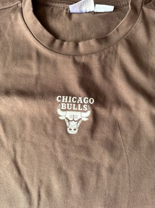 Camiseta Chicago Bulls NBA Marrón