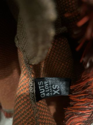 Chaquetón Gust and Love Marrón Naranja Talla XS