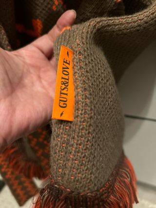 Chaquetón Gust and Love Marrón Naranja Talla XS