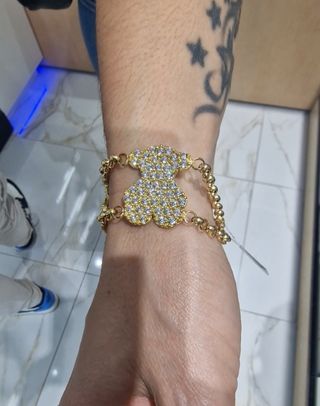 Pulsera Oro 18kt Mujer Osos