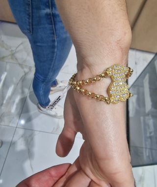 Pulsera Oro 18kt Mujer Osos
