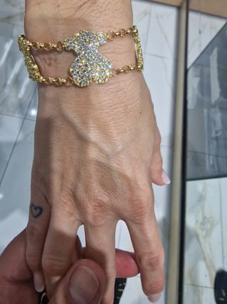Pulsera Oro 18kt Mujer Osos