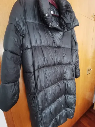 Anorak verde oscuro acolchado