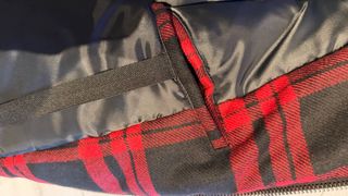 Bomber a quadri rossa e nera unisex