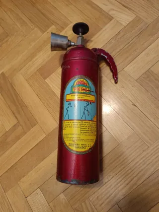 Extintor Antiguo PARSI BA-2 Vintage