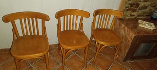 Juego de 4 Sillas de Roble