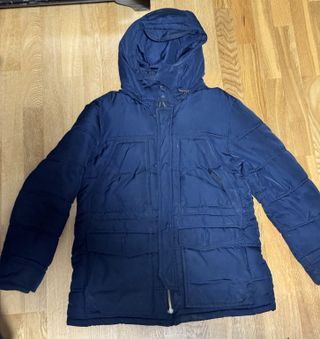 Chaquetón abrigo azul talla 14