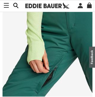 Pantalones de Ski Mujer Eddie Bauer