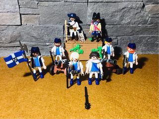 Playmobil tripulación soldados ejército francés 